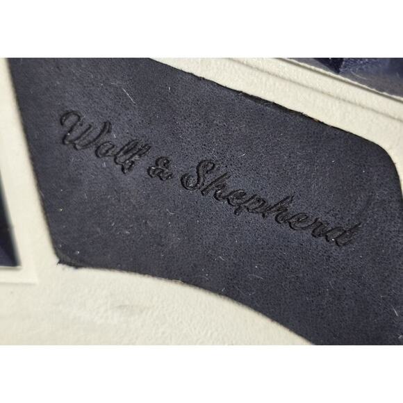 Wolf and Shepherd Crossover Hiker Winterized Boot Mens 12 Navy Blue Leather - Picture 10 of 13